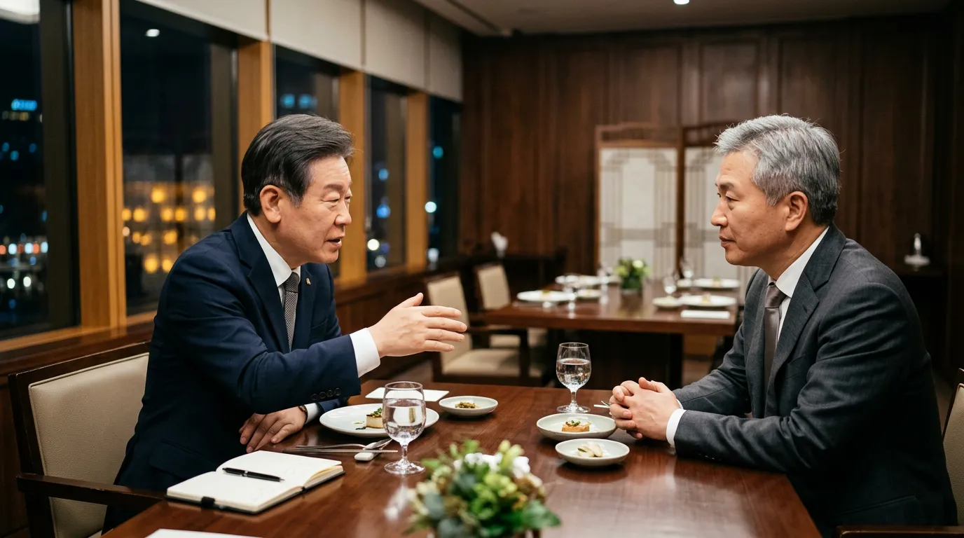 이재명 대통령-최태원 회장 비공개 만찬, ‘호남 반도체’가 핵심 의제였다