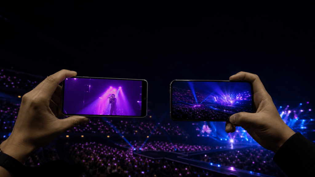 콘서트 촬영, 갤럭시 vs 아이폰 무엇이 좋을까? 실전 비교